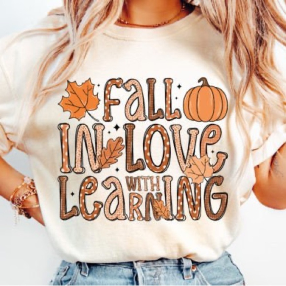 NEW Comfort Colors Fall In Love Graphic Tee, Oversized Shirt S-3X